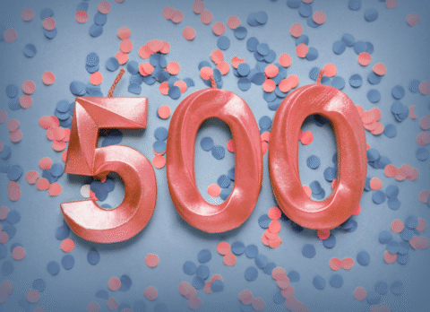 500 for 500 - Latest News Cover